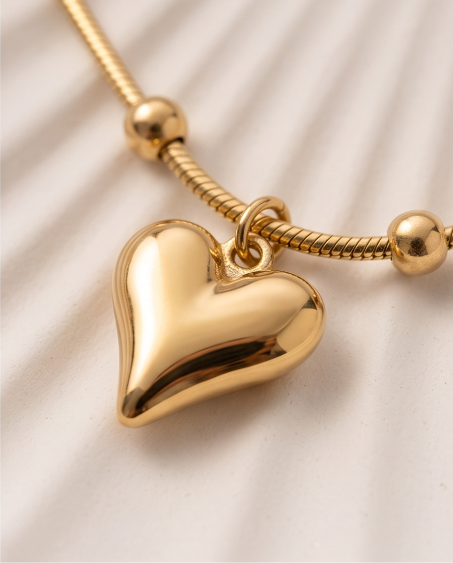 Heart Charm Bracelet