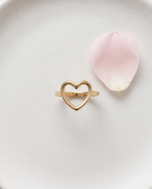 Adjustable Heart Ring