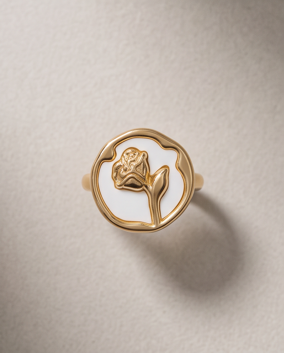 Adjustable Rose Ring
