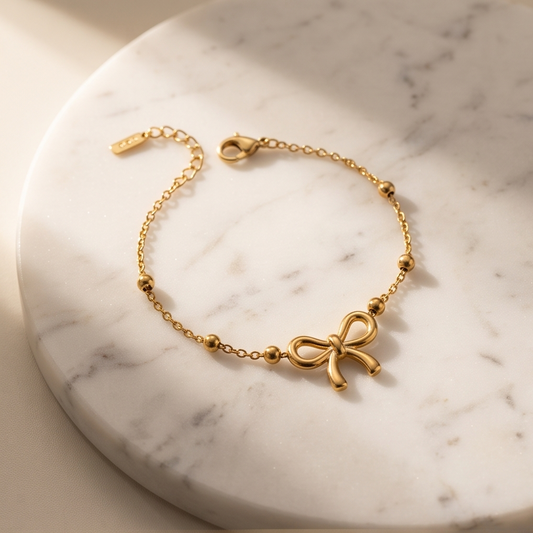 Bow Charm Bracelet