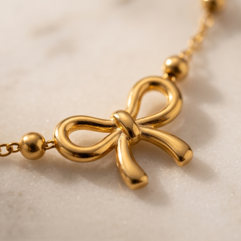 Bow Charm Bracelet