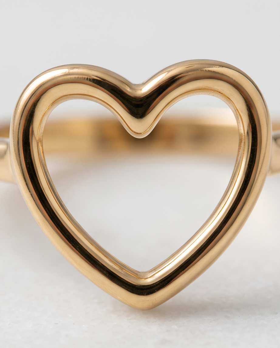 Adjustable Heart Ring