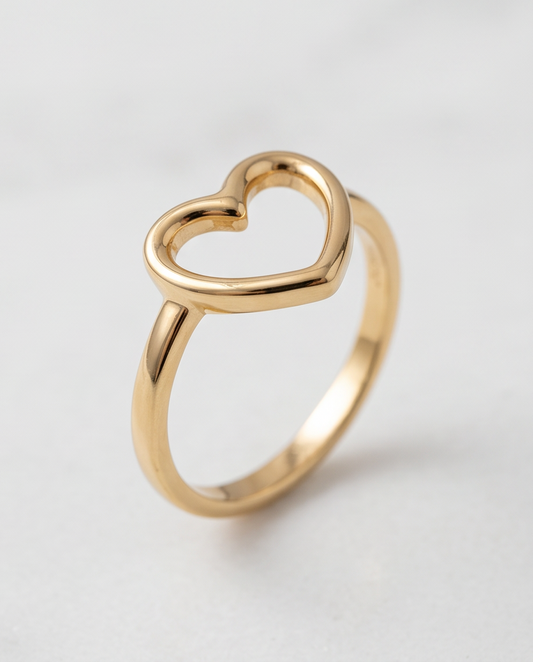 Adjustable Heart Ring