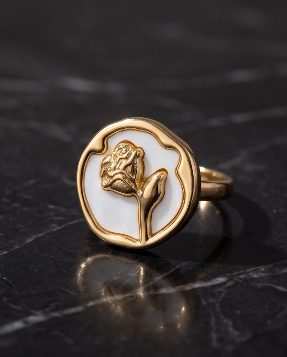Adjustable Rose Ring