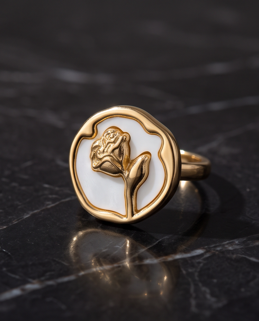 Adjustable Rose Ring