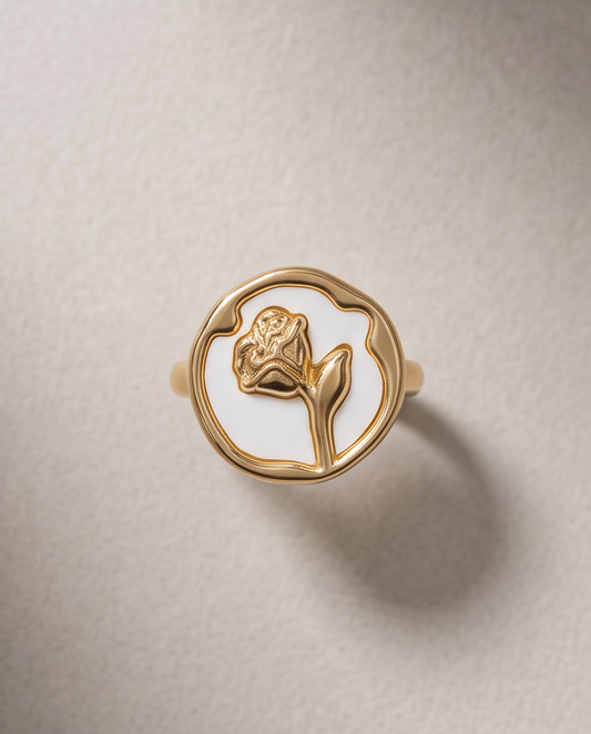 Adjustable Rose Ring