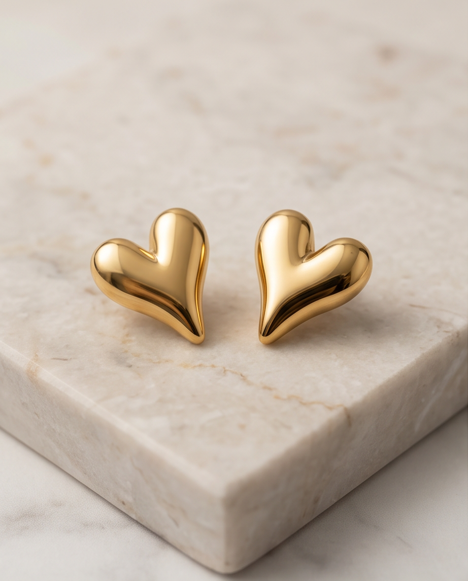 Heart Studs