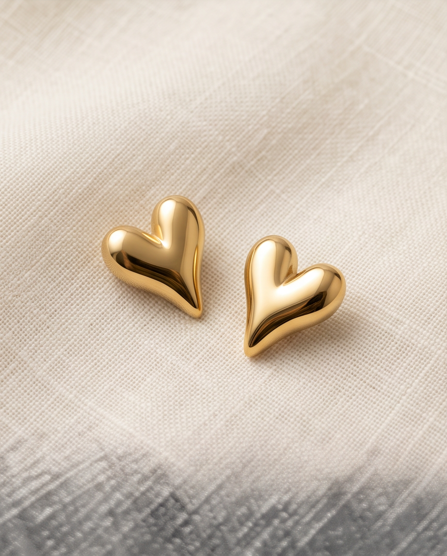 Heart Studs