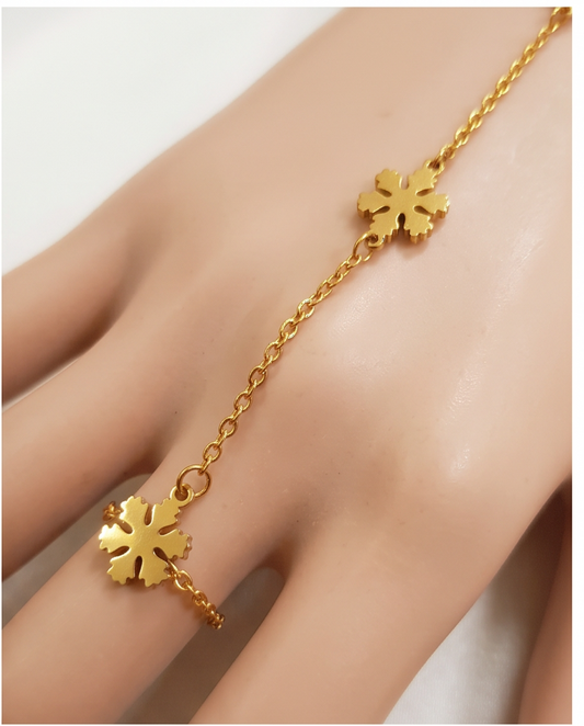 Snow Flake Hand Chain