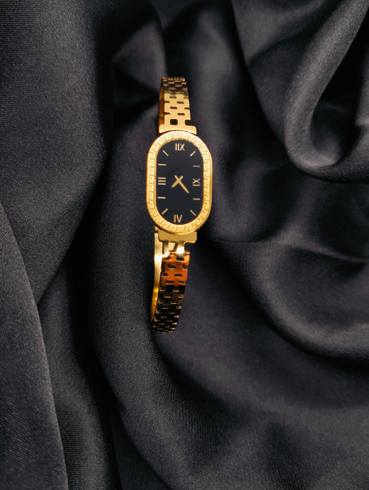 Openable Oval Dial Watch Style Handcuff